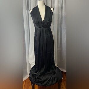 Jill Stuart Black Sleeveless Sweetheart Gown